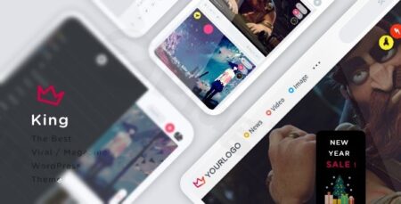 king wordpress viral magazine theme plugin - King - Wordpress Viral Magazine Theme