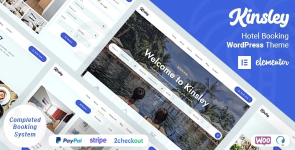 kinsley hotel wordpress theme plugin - Download WordPress Themes in One Place​