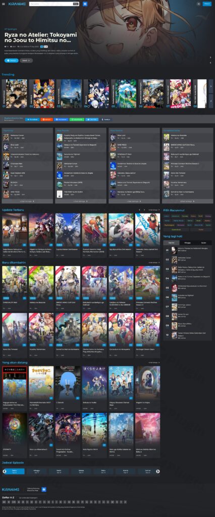 Free Download Kiranime - Anime Streaming Wordpress Theme