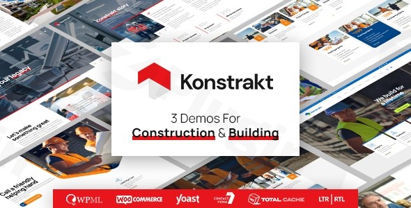 konstrakt wordpress theme for construction plugin - Download WordPress Themes in One Place​