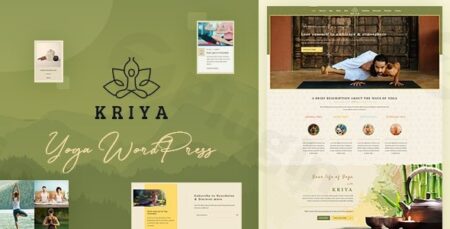 kriya yoga wordpress theme plugin - Kriya - Yoga Wordpress Theme