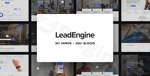 leadengine multi purpose wordpress theme with page builder plugin - Download WordPress Themes in One Place​