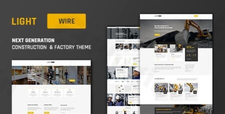 lightwire construction and industry theme plugin - Lightwire - Construction And Industry Theme