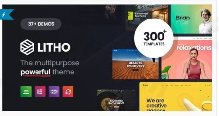 litho multi purpose elementor wordpress theme plugin - Litho - Multi-purpose Elementor Wordpress Theme