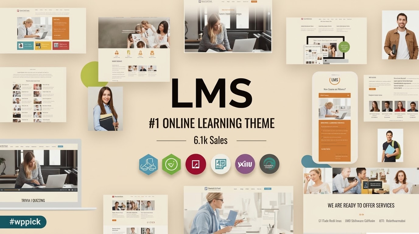 lms education wordpress theme feature - Download WordPress Themes in One Place​