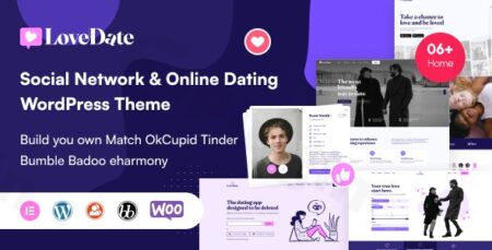 Lovedate – Social Dating Network WordPress Theme lovedate social dating network wordpress theme plugin - Lovedate - Social Dating Network Wordpress Theme