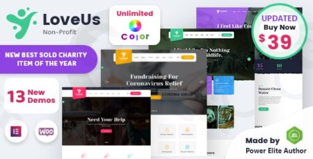 Loveus – Nonprofit Charity WordPress Theme loveus nonprofit charity wordpress theme plugin - Loveus - Nonprofit Charity Wordpress Theme