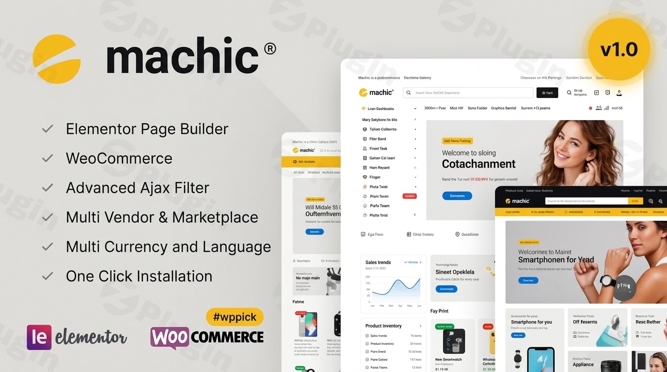 machic electronics store woocommerce theme feature - Machic - Electronics Store Woocommerce Theme