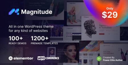 magnitude multi purpose elementor website ecommerce builder wordpress theme plugin - Magnitude - Multi-purpose Elementor Website & Ecommerce Builder Wordpress Theme