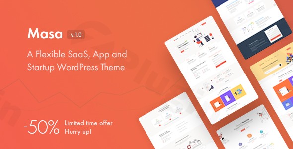 masa creative startup wordpress theme plugin - Download WordPress Themes in One Place​