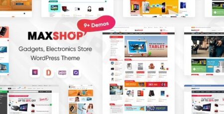 maxshop electronics store elementor woocommerce wordpress theme plugin - Maxshop - Electronics Store Elementor Woocommerce Wordpress Theme