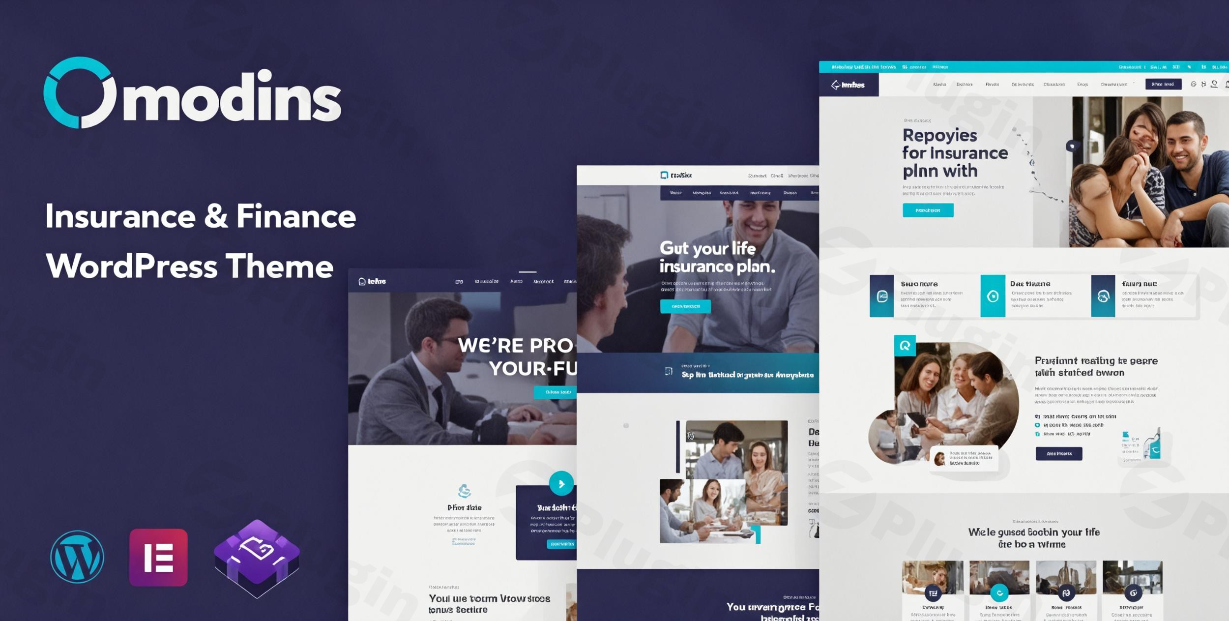 modins insurance finance wordpress theme plugin - Download WordPress Themes in One Place​