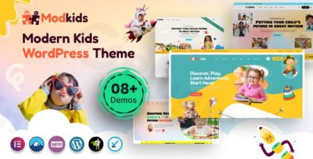modkids modern kids wordpress theme plugin - Modkids - Modern Kids Wordpress Theme