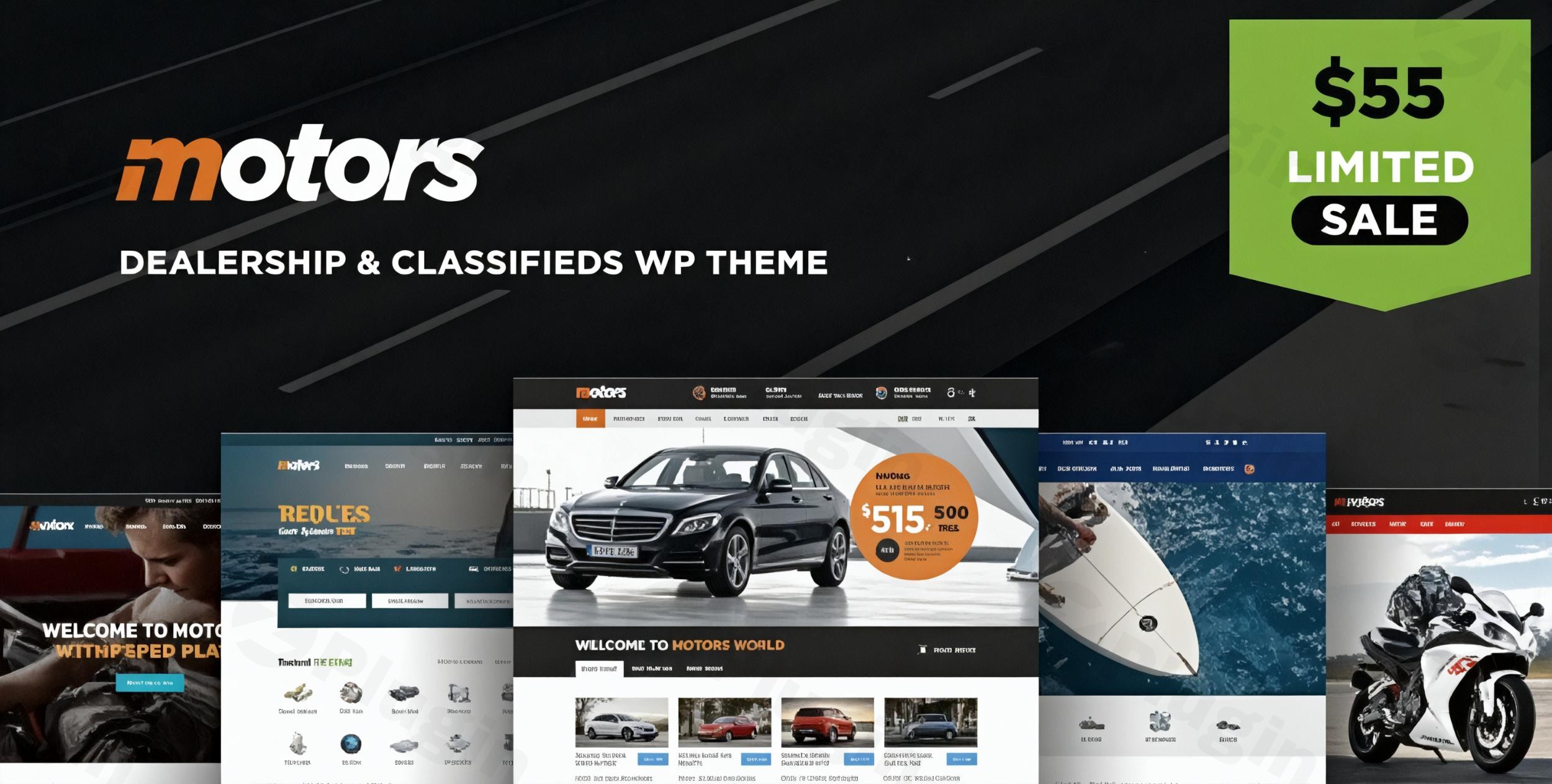 motors automotive car dealership car rental vehicle bikes classified listings plugin - Download WordPress Themes in One Place​