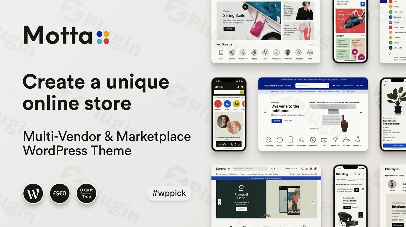 motta multi vendor and marketplace wordpress theme feature - Download WordPress Themes in One Place​