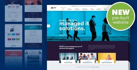 nanosoft wp theme for it solutions and services company plugin - Nanosoft - Wp Theme For It Solutions And Services Company