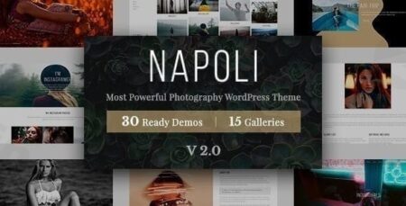 napoli photography wordpress theme plugin - Napoli - Photography Wordpress Theme