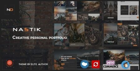 nastik creative portfolio wordpress theme plugin - Nastik - Creative Portfolio Wordpress Theme