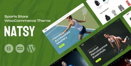 natsy sports store woocommerce theme plugin - Natsy - Sports Store Woocommerce Theme