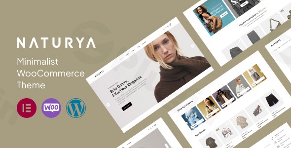 naturya minimalist woocommerce wordpress theme plugin - Download WordPress Themes in One Place​