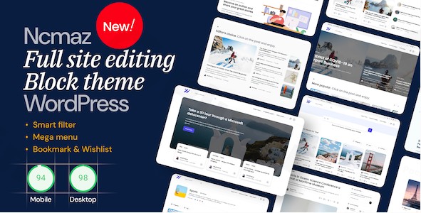 ncmaz blog magazine wordpress theme plugin - Download WordPress Themes in One Place​