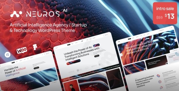 neuros ai agency technology wordpress theme plugin - Download WordPress Themes in One Place​