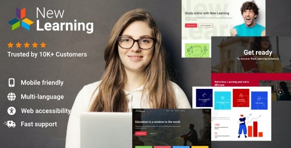 new learning premium moodle theme plugin - Download WordPress Themes in One Place​