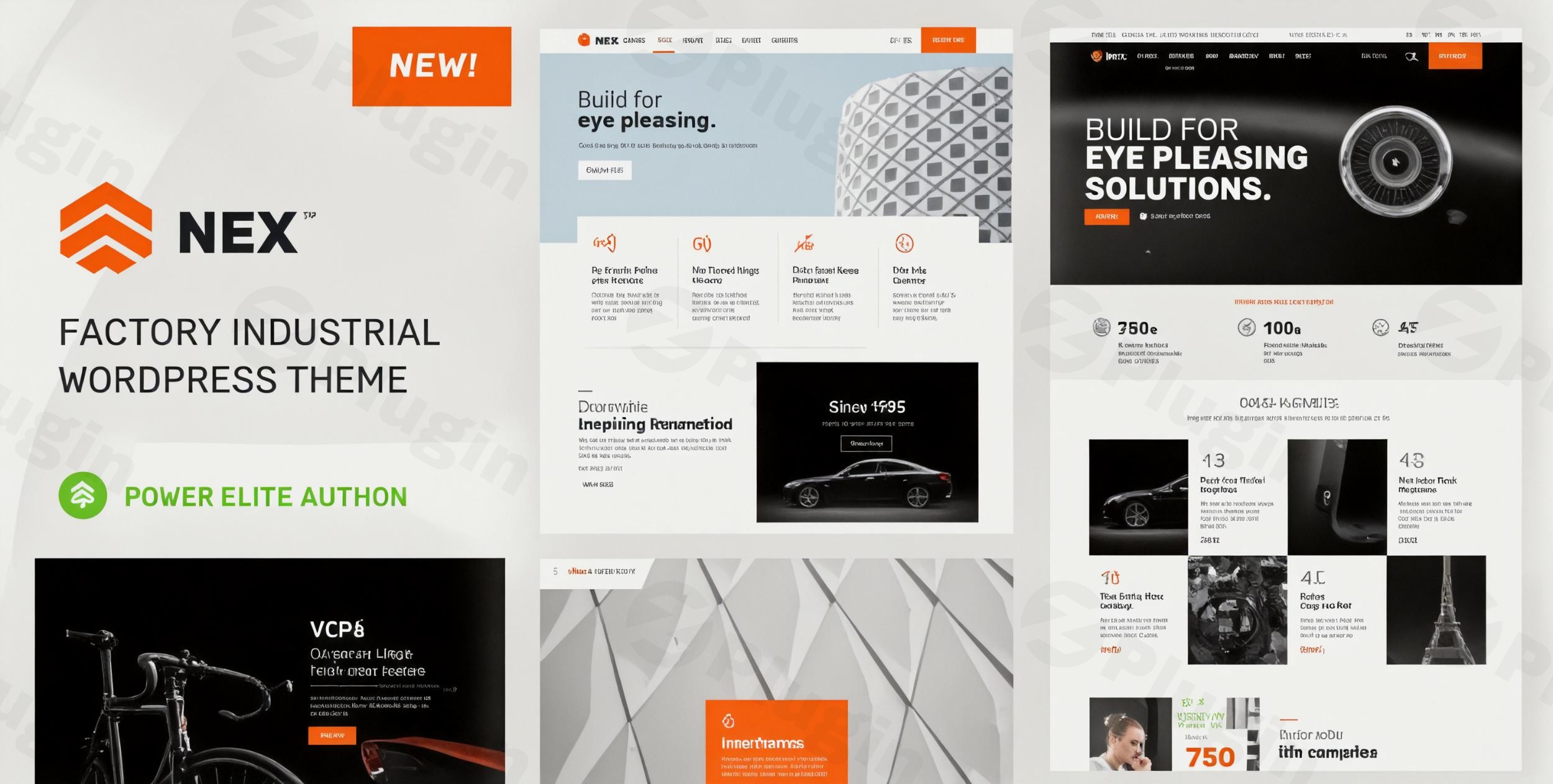nex factory industrial wordpress plugin - Download WordPress Themes in One Place​