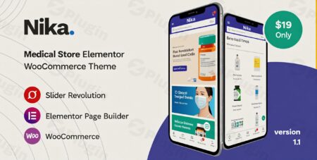 nika medical elementor woocommerce theme plugin - Nika - Medical Elementor Woocommerce Theme