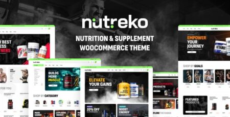 nutreko nutrition supplement woocommerce theme plugin - Nutreko - Nutrition & Supplement Woocommerce Theme