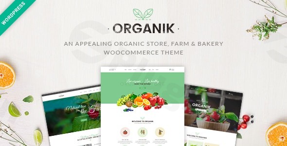 organik organic food store wordpress theme plugin - Download WordPress Themes in One Place​