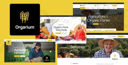 orgarium agriculture organic farm wordpress theme plugin - Orgarium - Agriculture & Organic Farm Wordpress Theme