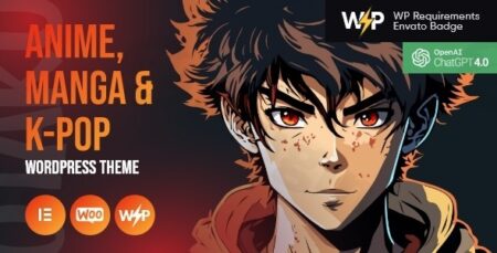Otaku – Anime, Manga & K-pop WordPress Theme otaku anime manga k pop wordpress theme plugin - Otaku - Anime, Manga & K-pop Wordpress Theme
