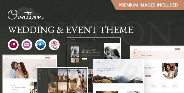ovation wedding event photography wordpress theme plugin - Download WordPress Themes in One Place​