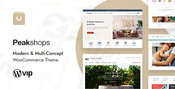 peakshops modern multi concept woocommerce theme plugin - Download WordPress Themes in One Place​