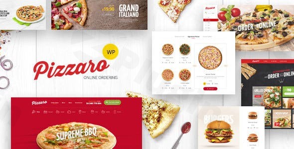 pizzaro fast food restaurant woocommerce theme plugin - Download WordPress Themes in One Place​