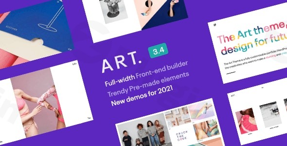 portfolio art wordpress theme by seatheme plugin - Download WordPress Themes in One Place​