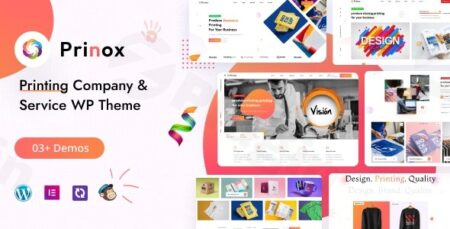 prinox printing services wordpress theme plugin - Prinox - Printing Services Wordpress Theme