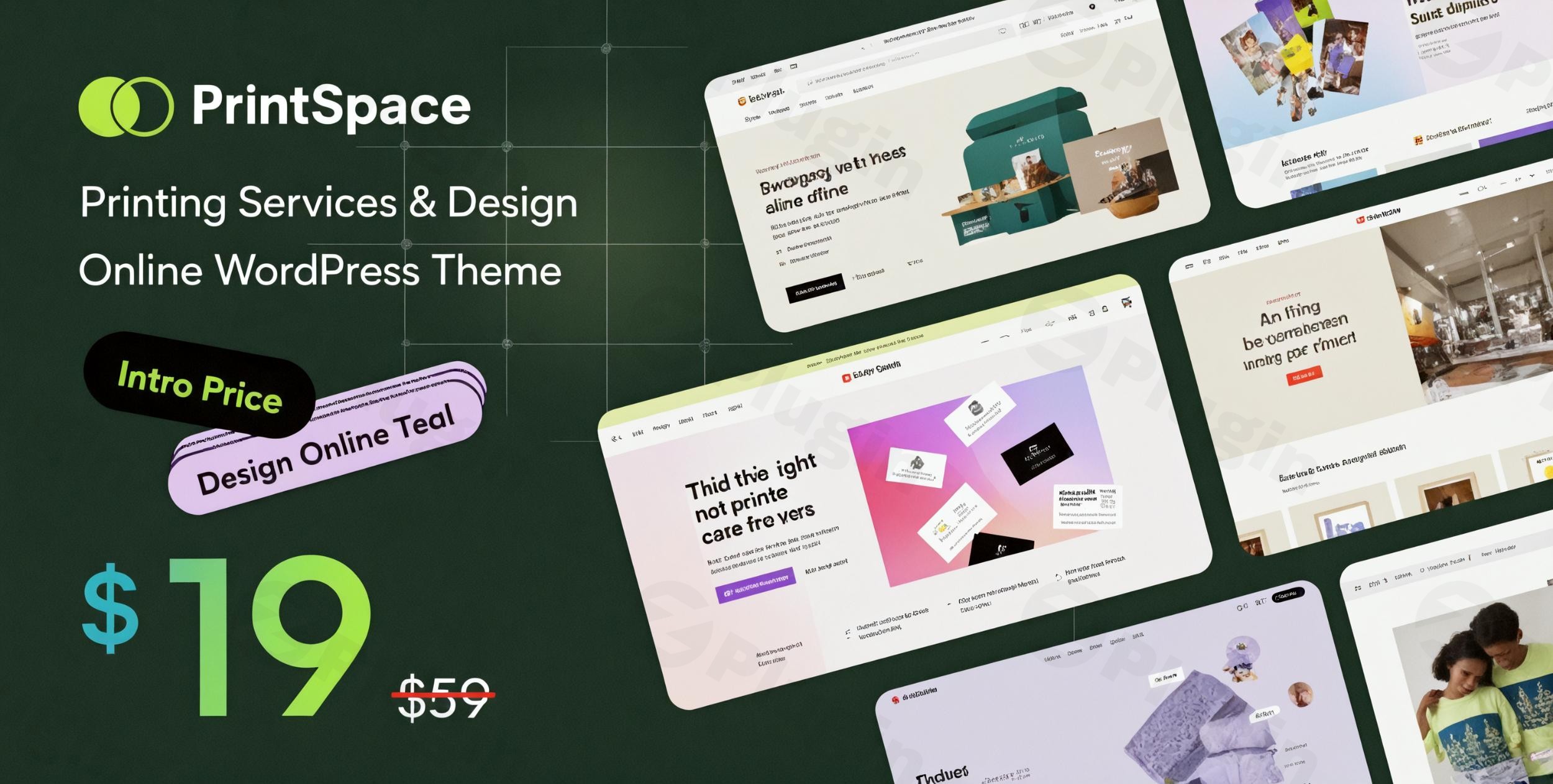 printspace printing services design online woocommerce wordpress theme plugin - Download WordPress Themes in One Place​