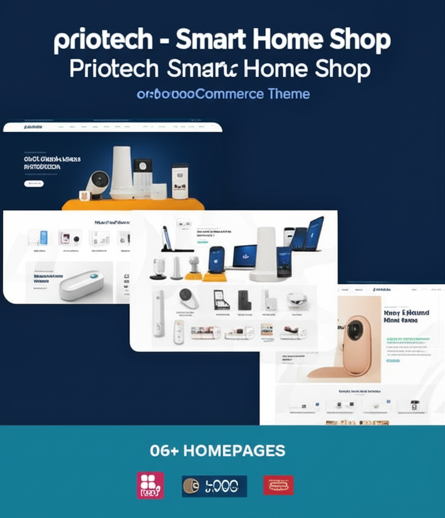 Download WordPress Themes in One Place 6 priotech smart home shop woocommerce theme plugin logo - Download WordPress Themes in One Place