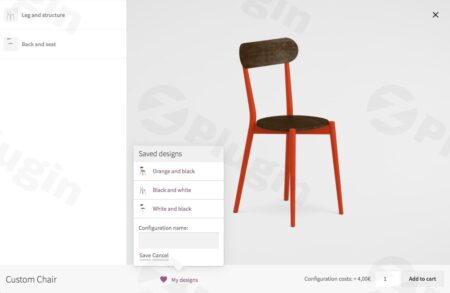 product configurator for woocommerce addon plugin - Product Configurator For Woocommerce Addon - Save Your Design