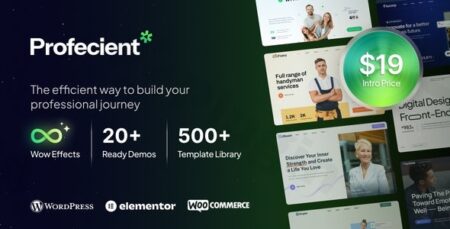 profecient multipurpose elementor business woocommerce wordpress theme plugin - Profecient - Multipurpose Elementor Business & Woocommerce Wordpress Theme