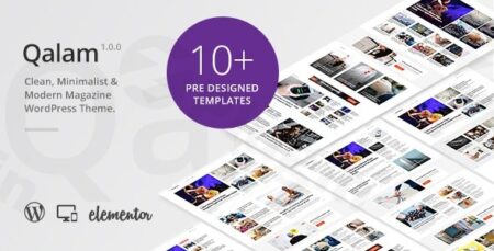 qalam newspaper and magazine wordpress theme plugin - Qalam - Newspaper And Magazine Wordpress Theme