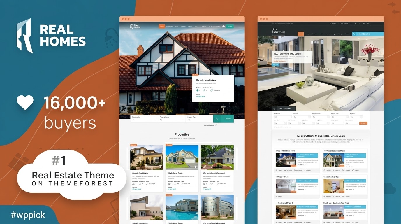 realhomes estate sale and rental wordpress theme feature - Download WordPress Themes in One Place​