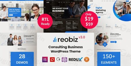 Reobiz – Consulting Business WordPress Theme reobiz consulting business wordpress theme plugin - Reobiz - Consulting Business Wordpress Theme