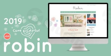 robin cute colorful blog theme plugin - Robin - Cute & Colorful Blog Theme
