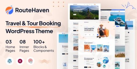 routehaven travel tour booking wordpress theme plugin - Routehaven - Travel & Tour Booking Wordpress Theme