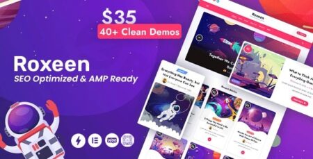 roxeen personal lightweight wordpress theme plugin - Roxeen | Personal Lightweight Wordpress Theme