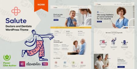 salute medical elementor wordpress theme plugin - Salute - Medical Elementor Wordpress Theme