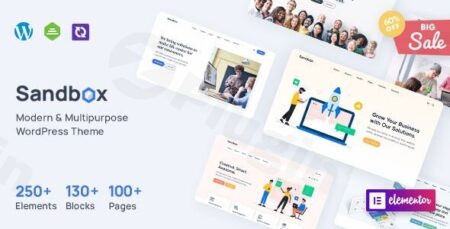 sandbox modern multipurpose wordpress theme plugin - Sandbox - Modern & Multipurpose Wordpress Theme